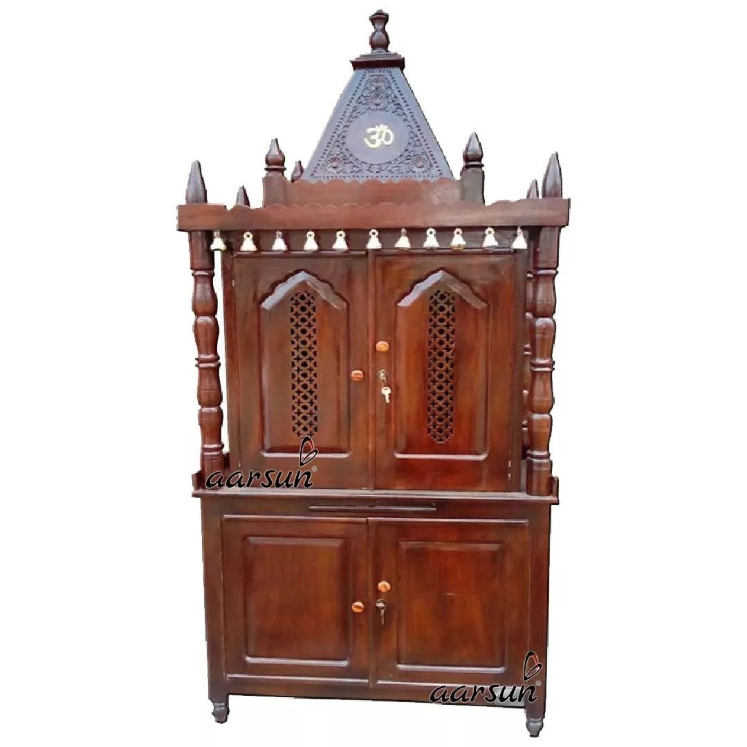 Sheesham Wood Mandir Prayer Unit UH-MNDR-0058