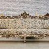 Wooden Royal Sofa set in Champagne Gold Paint - Image 5