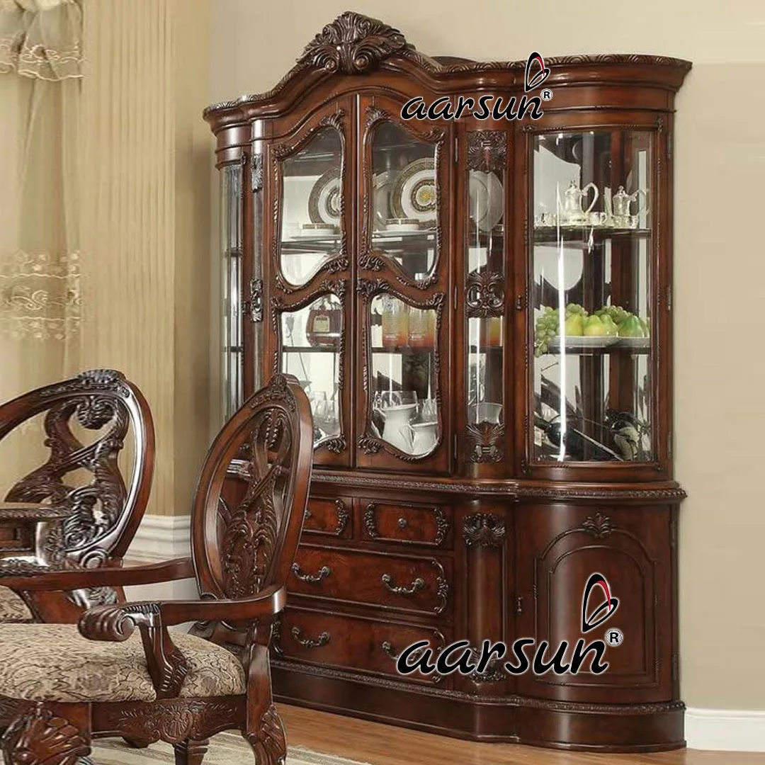 Handcrafted Wooden Crockery Unit-A