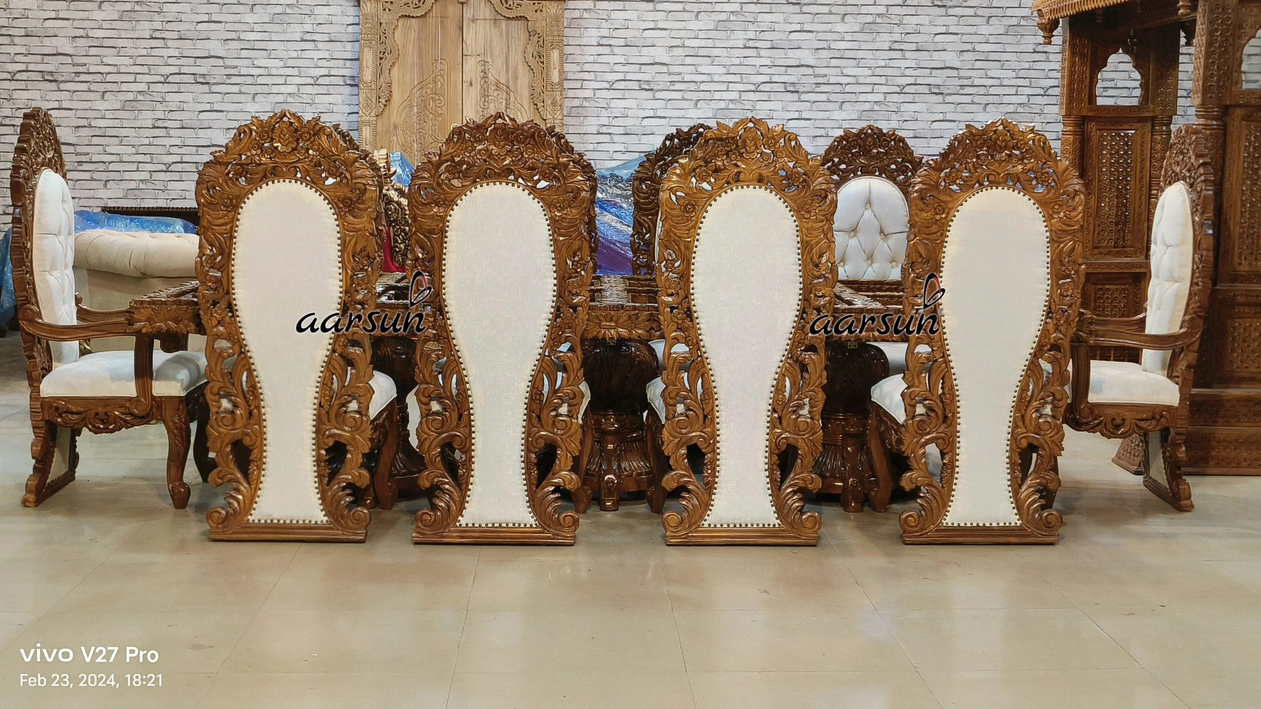 Wooden Royal Dining Set - Image 3
