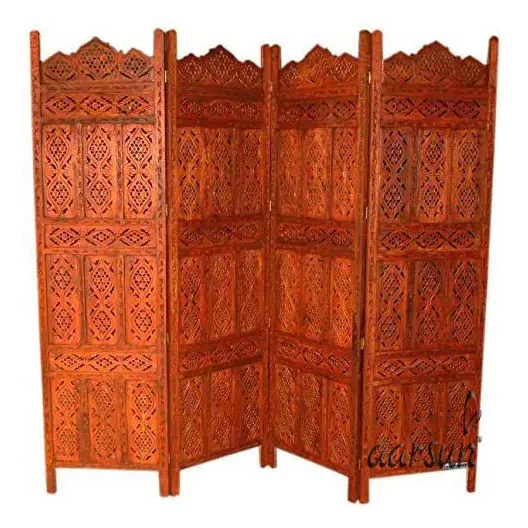 Image for Carved Wood Room Divider UH-RD-0119
