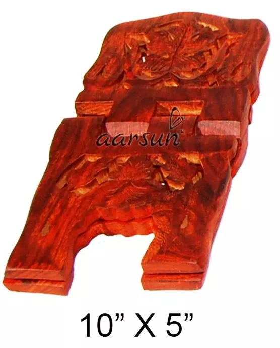 sheesham wood holy book stand