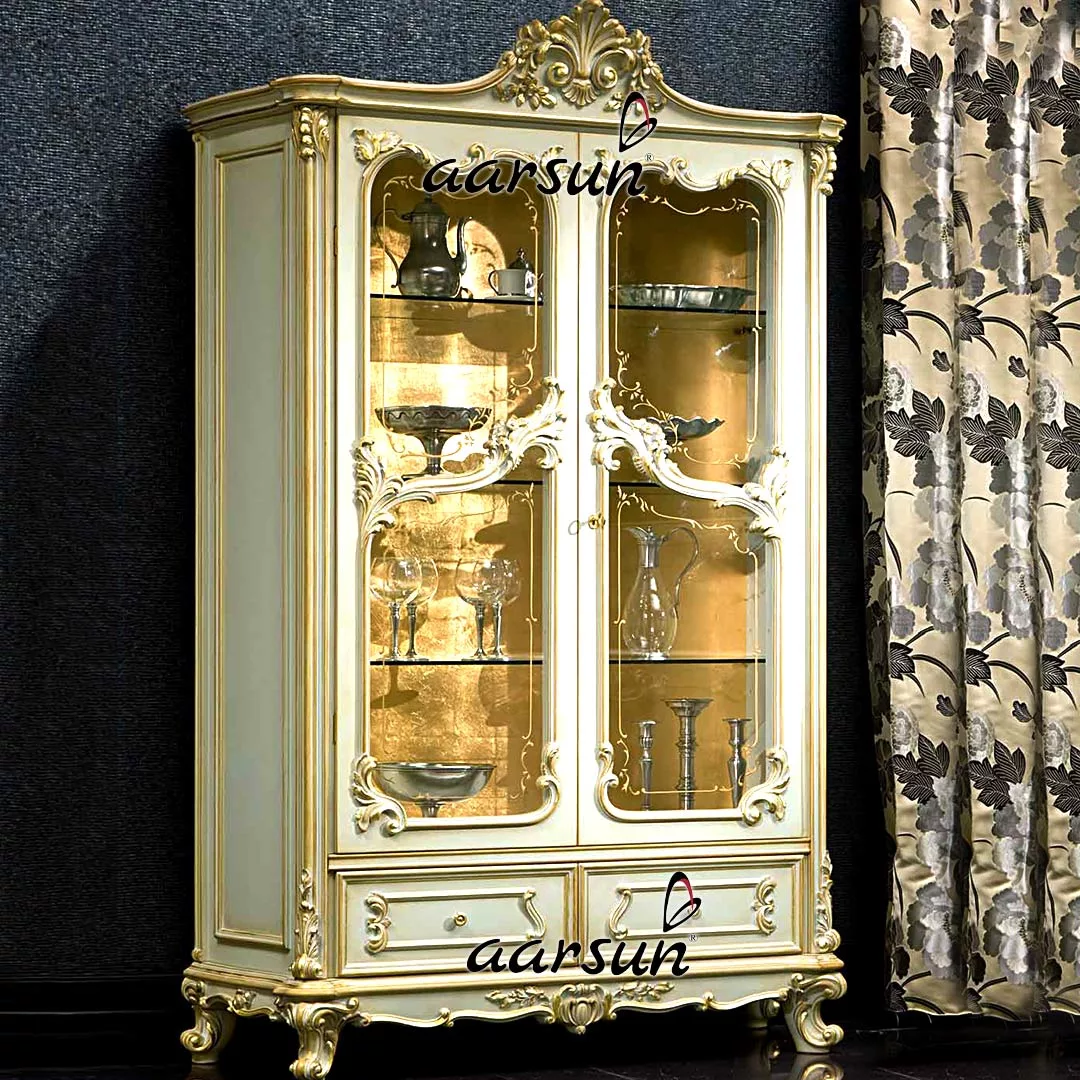 Wooden Handcrafted Crockery Cabinet