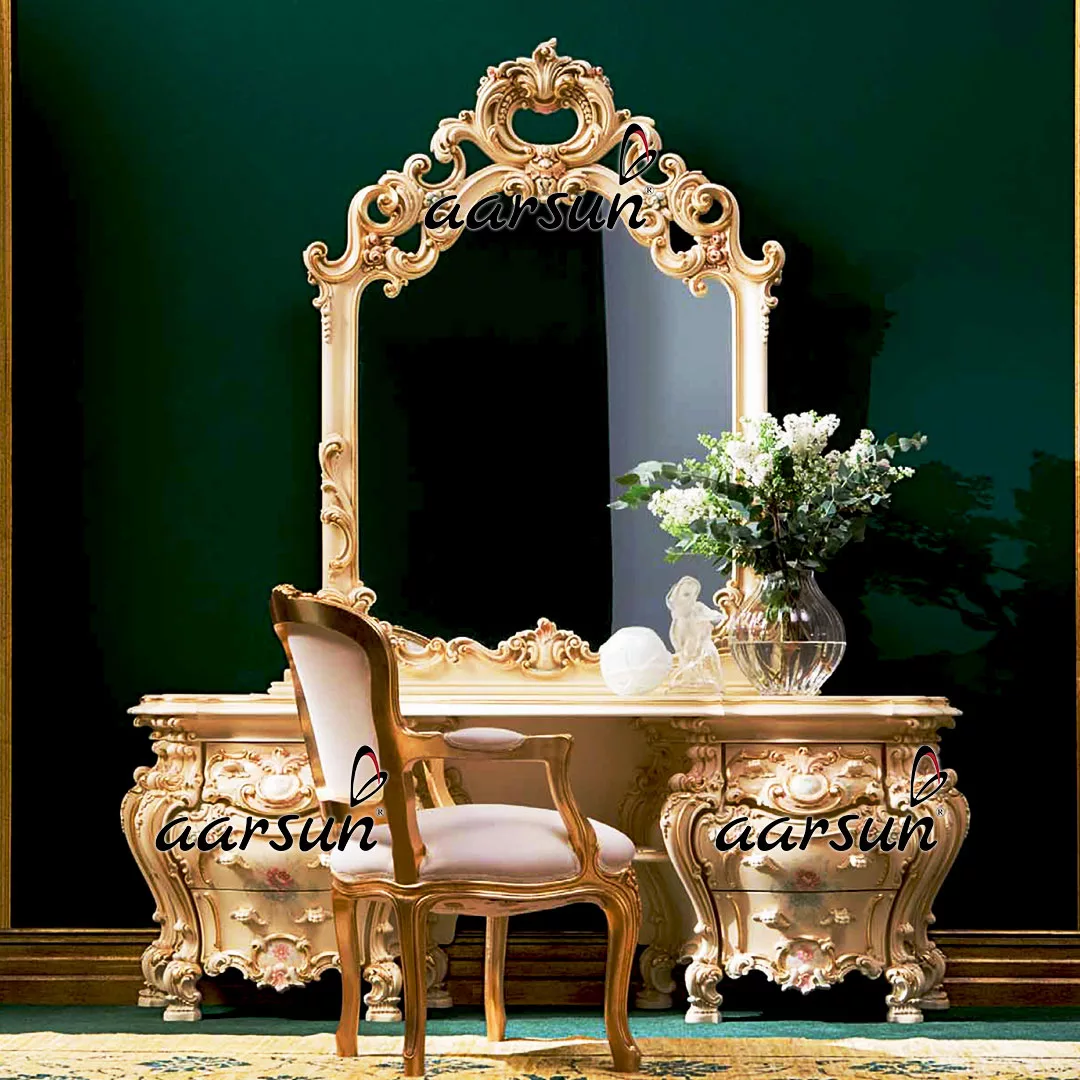 Fully Carved Dressing Table