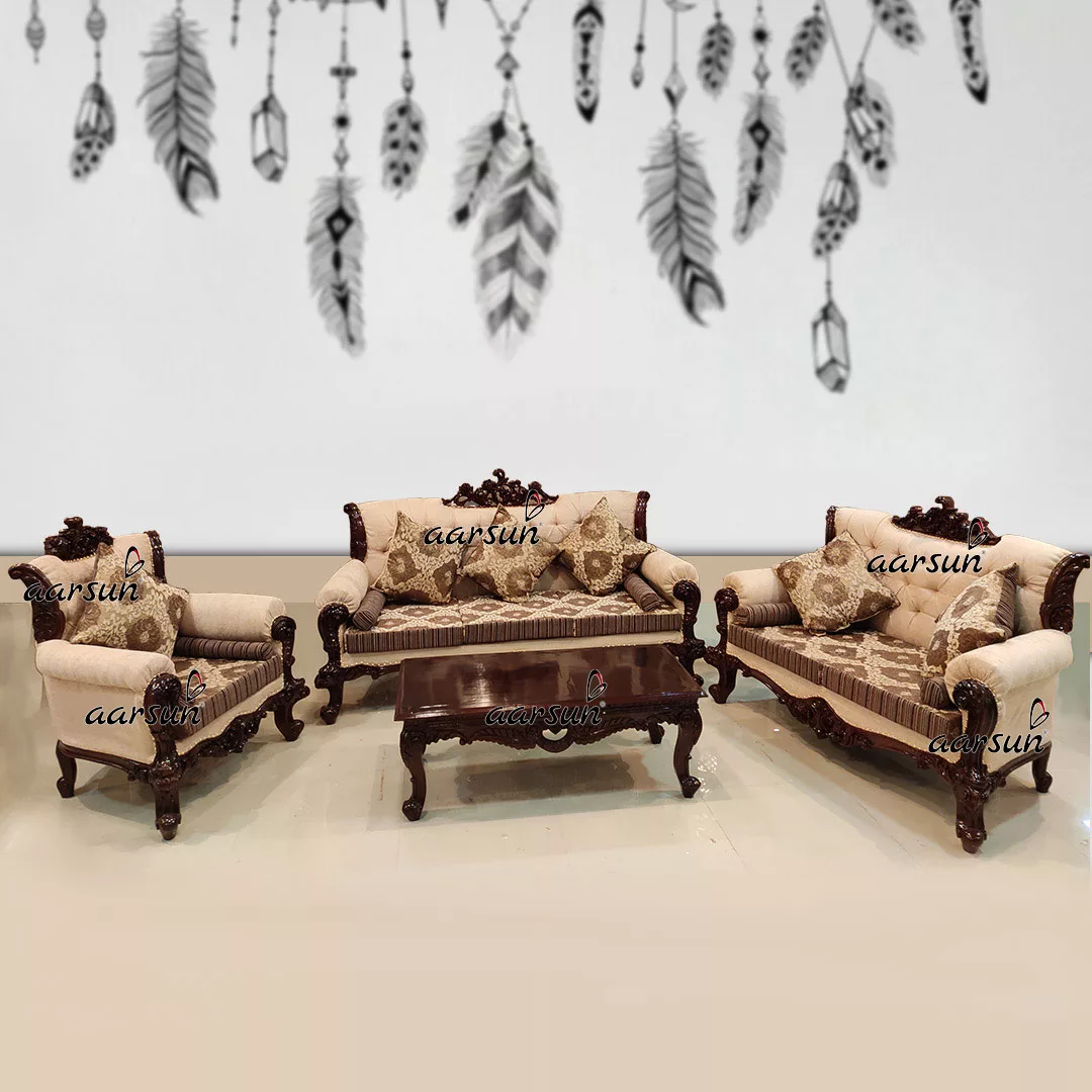 Image for Teak Wood Sofa Set for Living Room UH-YT-178