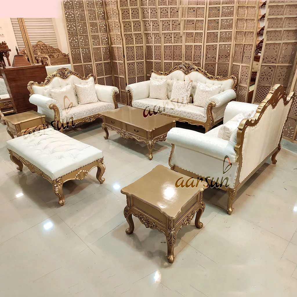 UH-YT-184 Designer Wooden Sofa Set