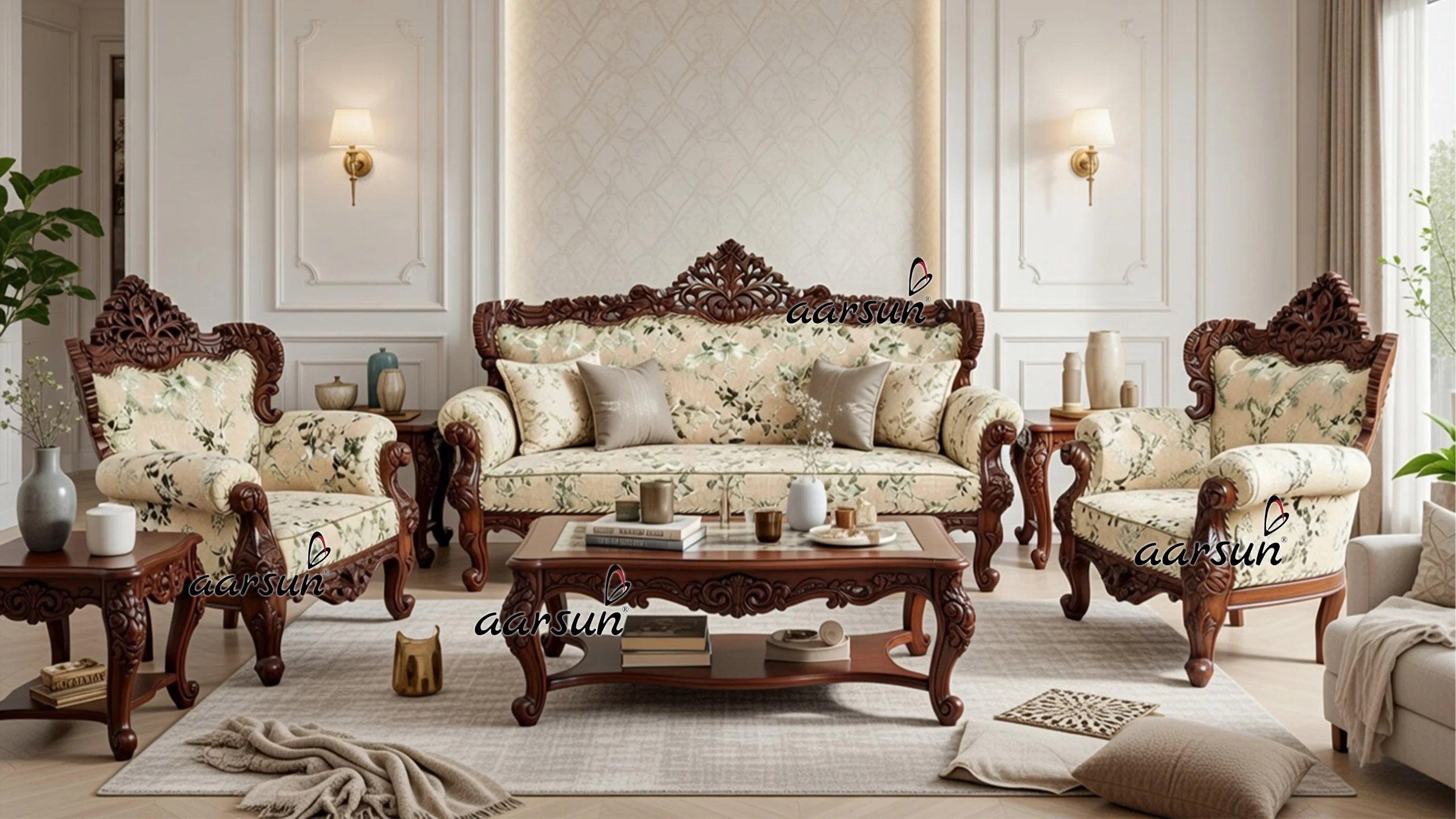 UH-YT-40 Aarsun Classic Design Sofa set