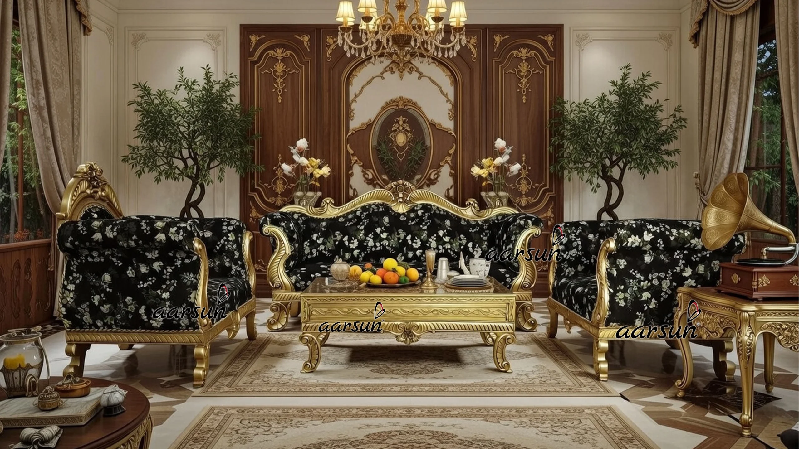 Image for European Sofa Set Living Room Furniture UH-YT-25