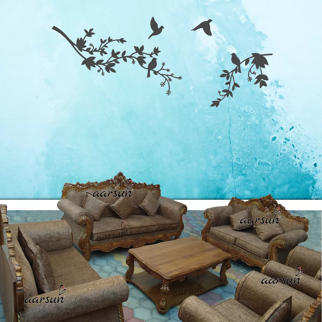 Image for Hand Carved Wooden Sofa Set UH-YT-82