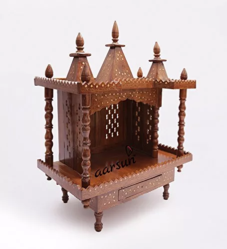 Brass Work Temple for Home UH-MNDR-0174-3