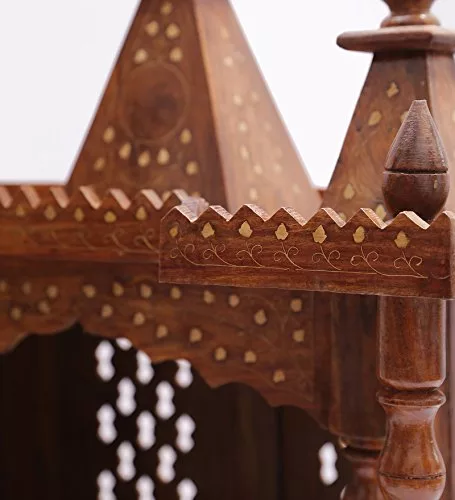 Brass Work Temple for Home UH-MNDR-0174-5