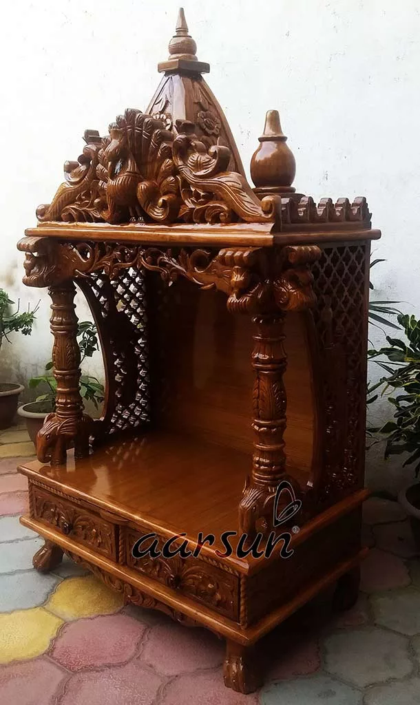Exquisite Wooden Temple UH-MNDR-0117-B