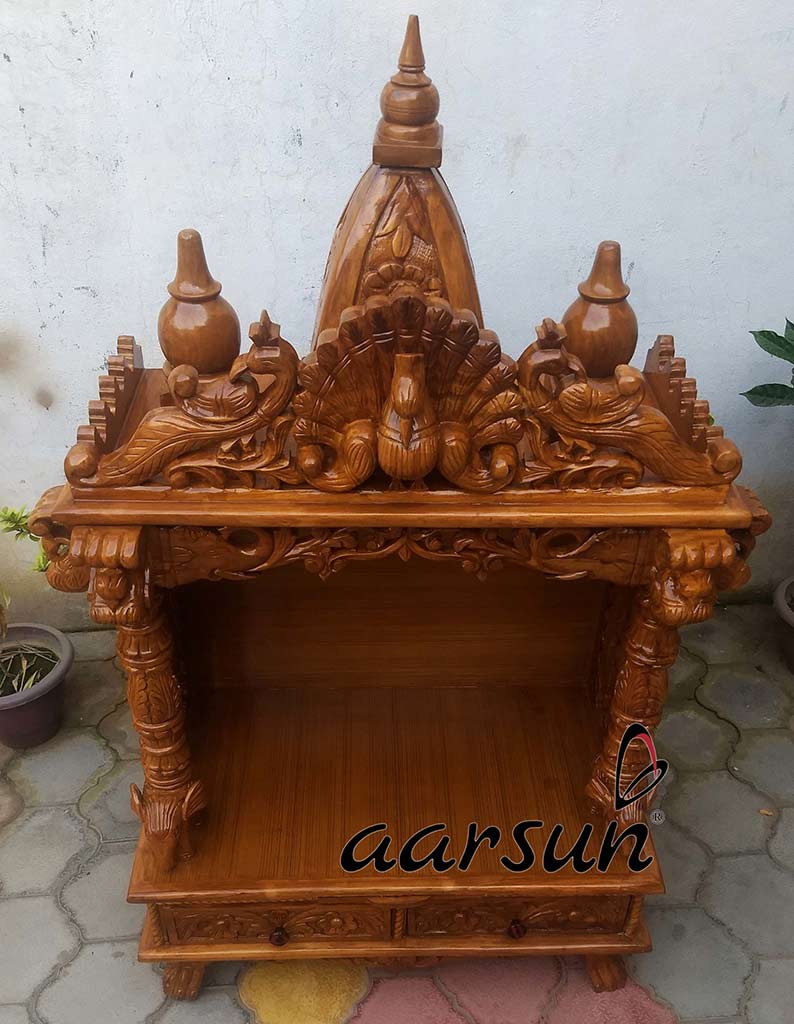 Exquisite Wooden Temple UH-MNDR-0117-C