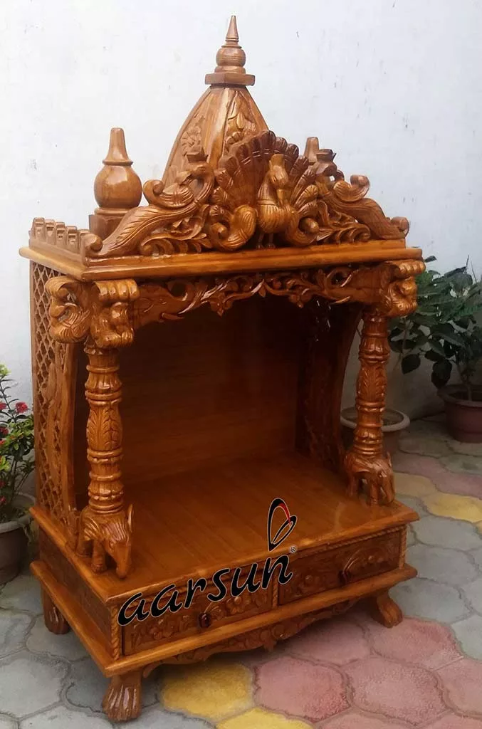 Exquisite Wooden Temple UH-MNDR-0117-E