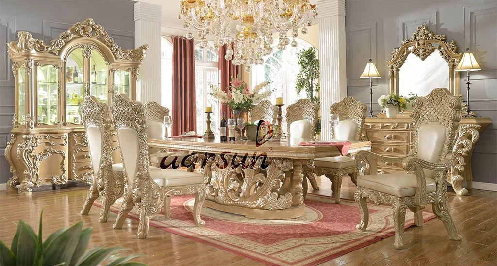 Fully Carved Wooden Royal Furniture UH-ROYAL-0011-C