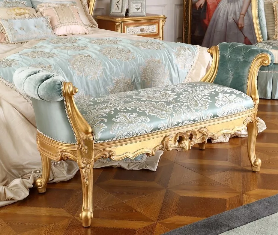 Aarsun Handcrafted Royal Bed Bench UH-SETT-0005