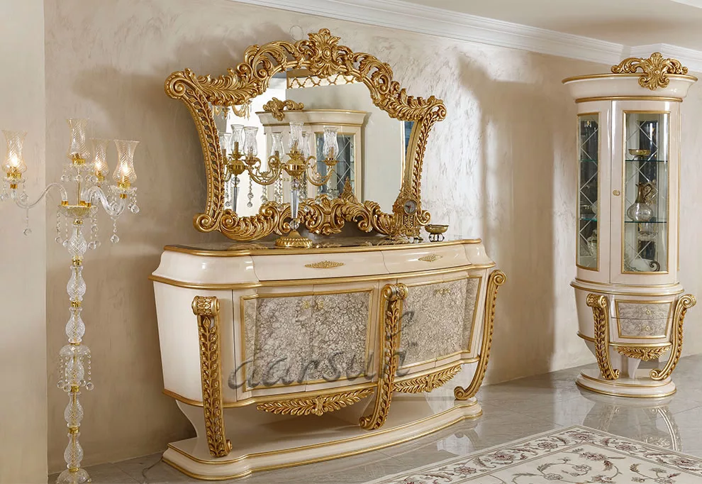 Handmade Golden Dining Furniture- UH-ROYAL-0005-B