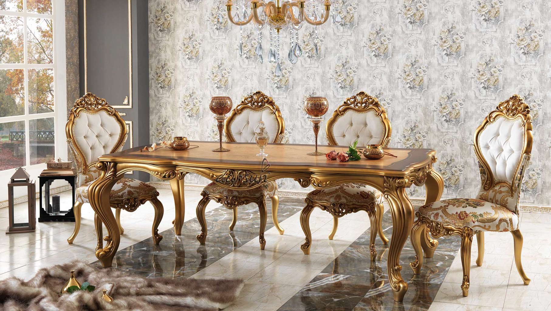 Luxury Dining Set with Royal Touch UH-DNG-0052-A
