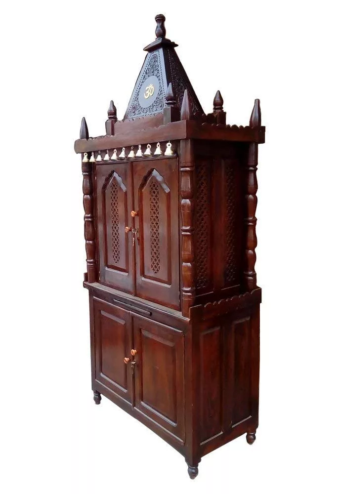 Sheesham Wood Mandir Prayer Unit UH-MNDR-0058-2