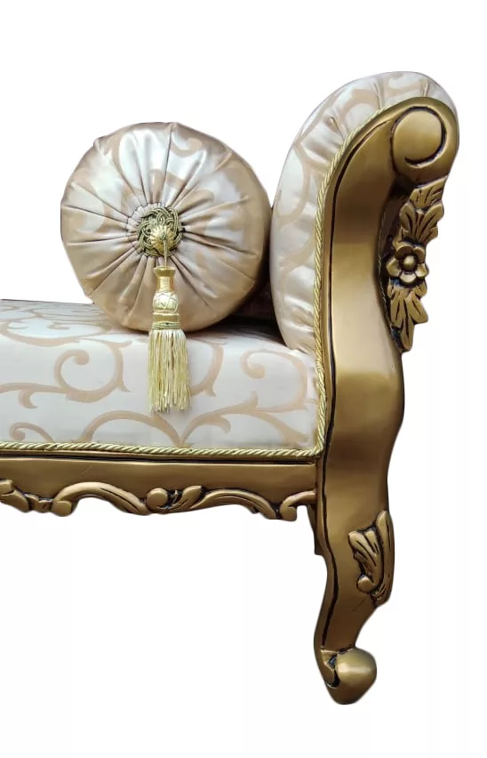 Wooden Bed Bench -Gold Finish UH-SETT-0017-C