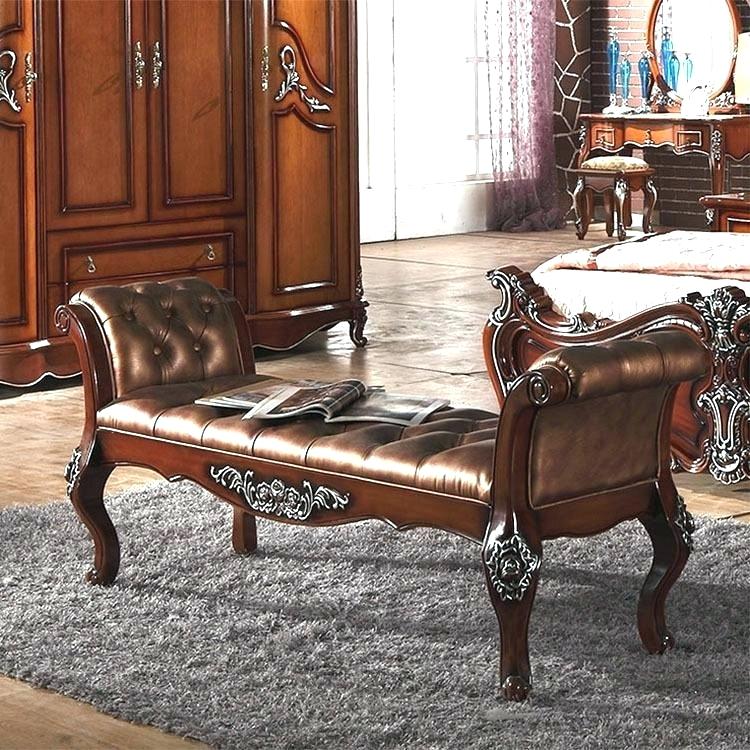 Antique Wood Bench Design settee Top model best price