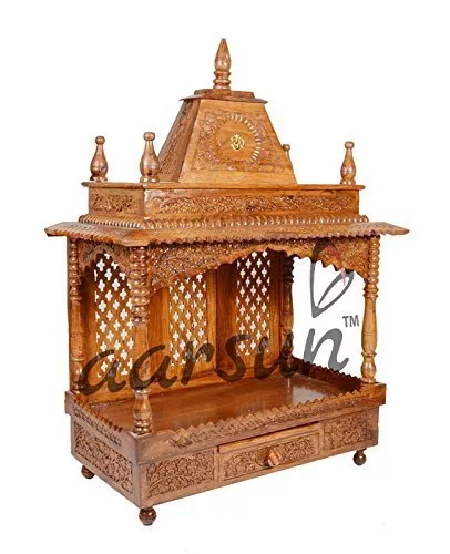 Image for Wooden-Temple-Home-Mandir-UH-MNDR-0051-A