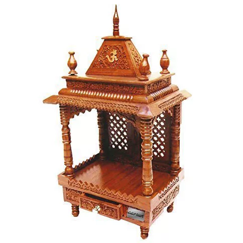 UH-MNDR-0060- Home Wooden Mandir