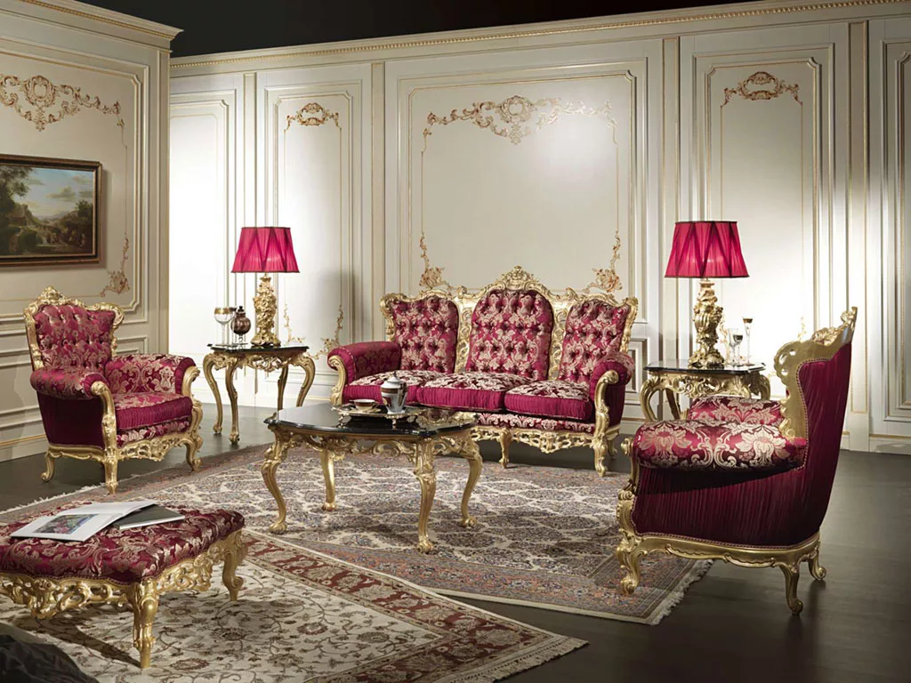Antique Style Sofa set design UH-SF-0032-A