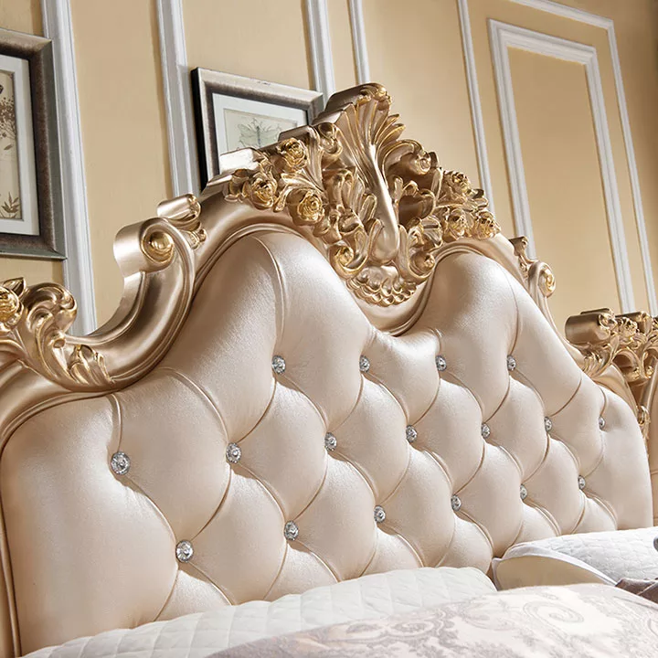 Antique Style Wooden Bed UH-BED-0001-C