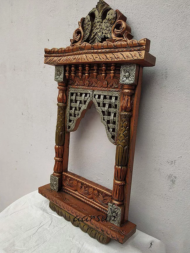 Carved Rajasthani Jharokha UH-JH-0022-A