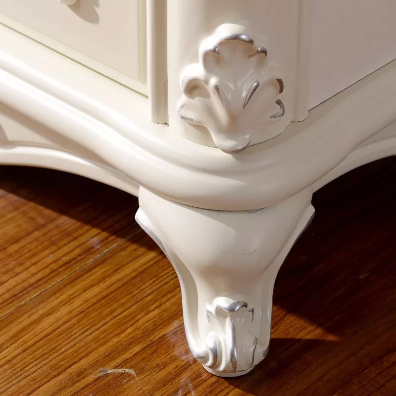 Carved Wooden Chest Table-End Table Set of 2 UH-SDTB-0006-C