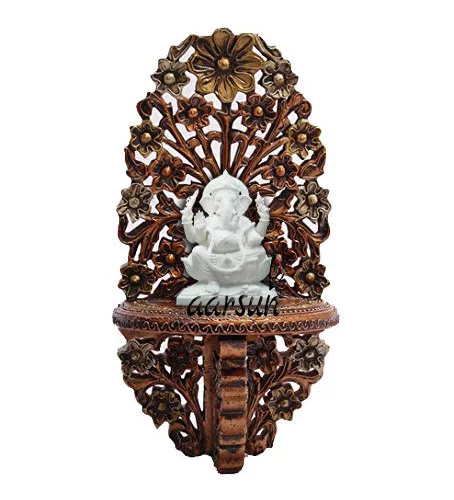 UH-SHLF-0011 Aarsun Handmade Wooden Wall Shelf