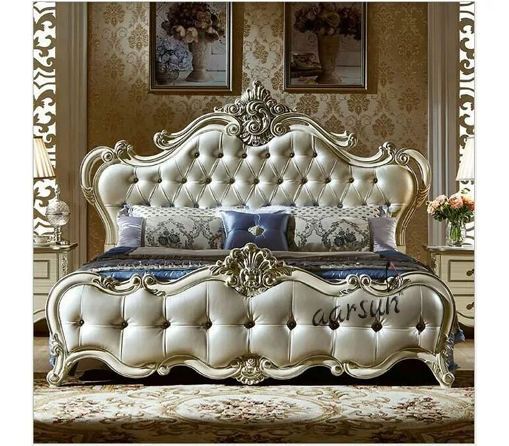 UH-BED-0042 Solid Wood Bed Aarsun