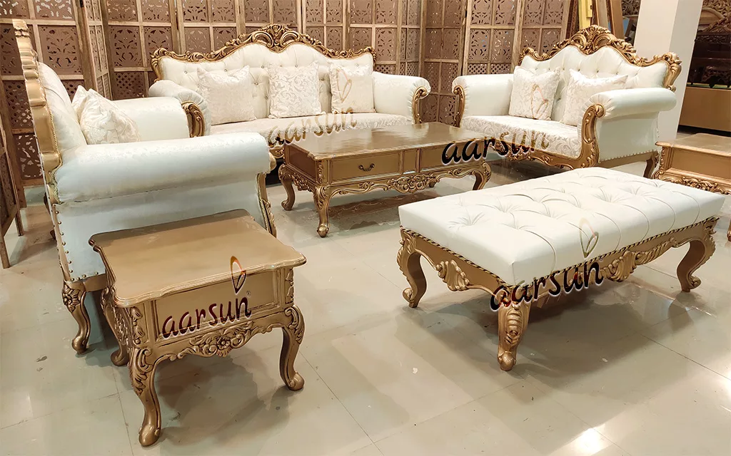 Aarsun Designer Wooden Sofa Set for living room UH-SF-0027-A