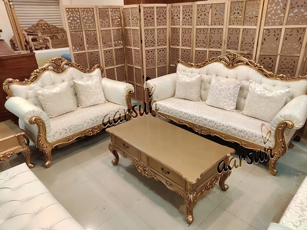 Designer Wooden Sofa Set for living room UH-SF-0027-B
