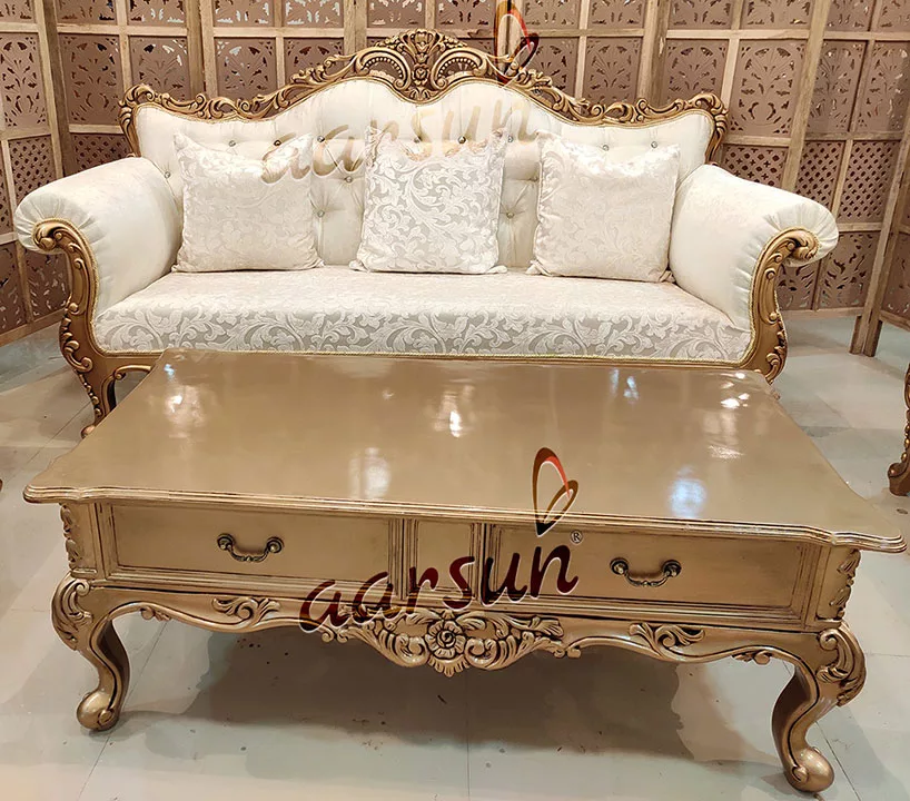 Designer Wooden Sofa Set for living room UH-SF-0027-C