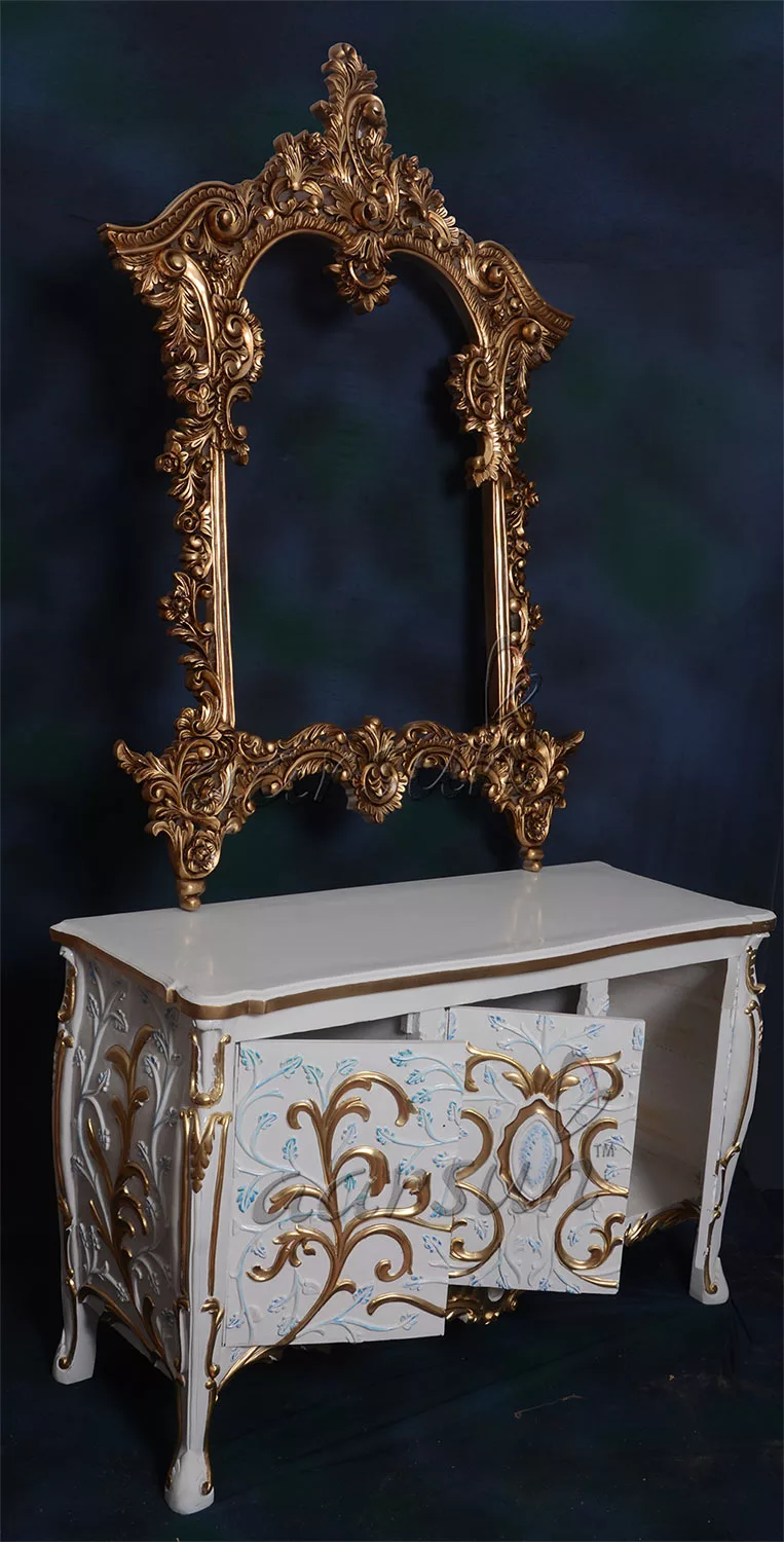 Dressing Table Mirror Frame UH-DRSR-0018-B