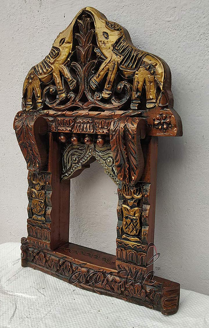 Elephant Carving Jharokha UH-JH-0008-B