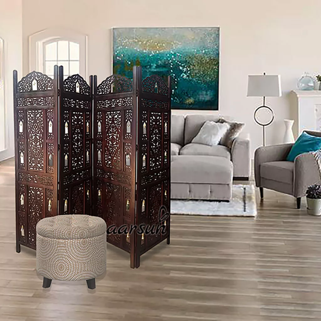 Enticing Wooden Partition Screen Aarsun UH-RD-0043