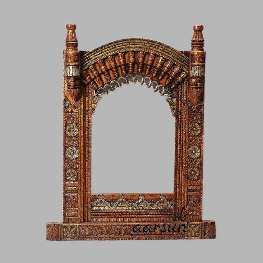 Floral Carved Jharokha Aarsun UH-JH-0036