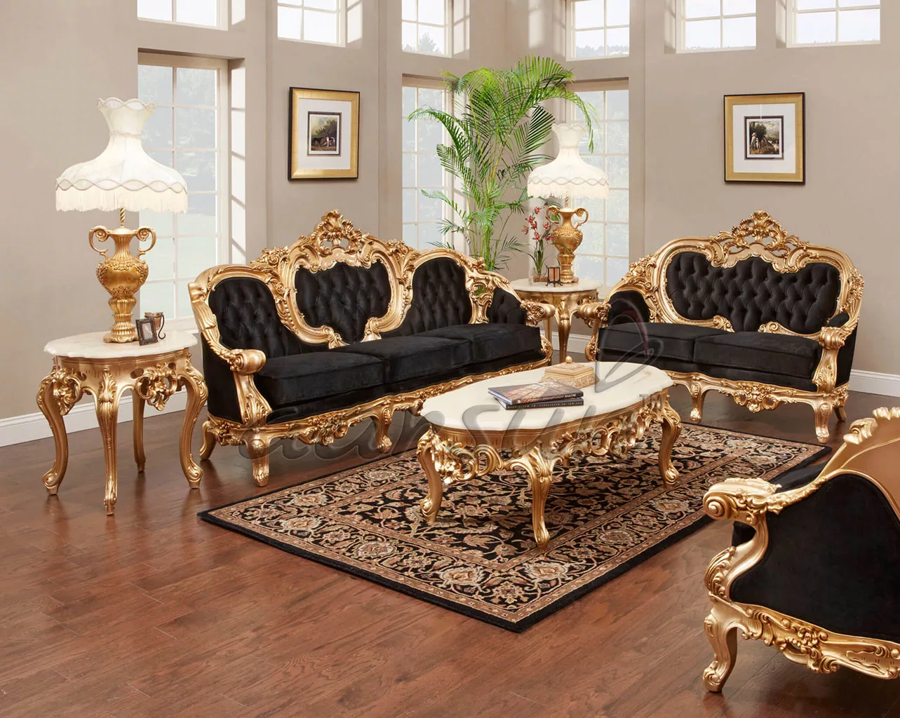 UH-SF-0050 Aarsun FurGos Sofa Set