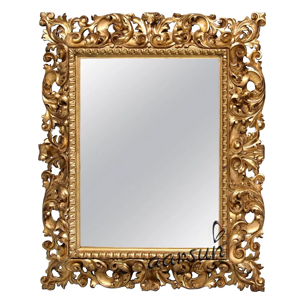 Golden Mirror Frame Aarsun UH-FRM-0007