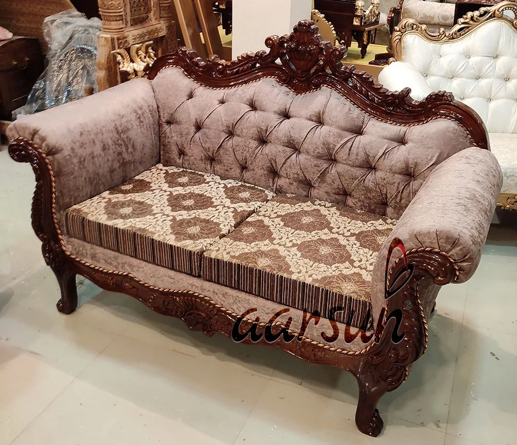 Hand-Carved Wooden Sofa for Home UH-SF-0070-B