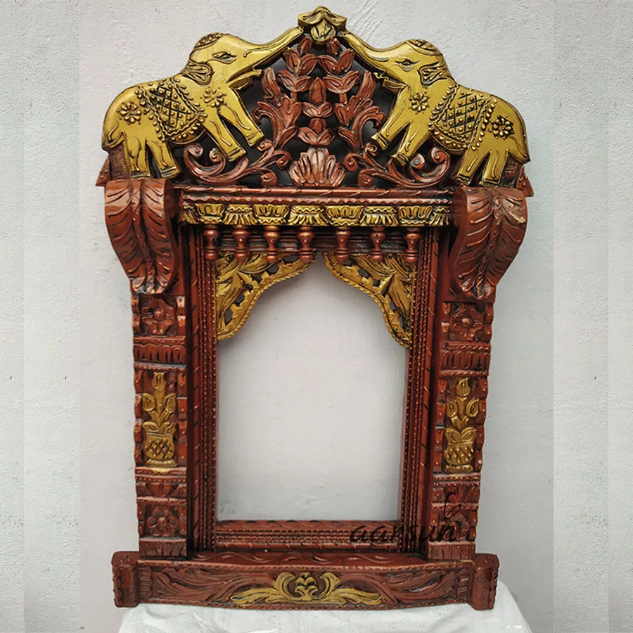 Hand-carved Rajasthani Jharokha Aarsun