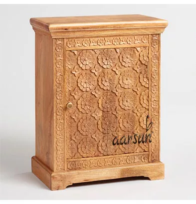 Aarsun Storage Handcrafted Wooden Cabinet
