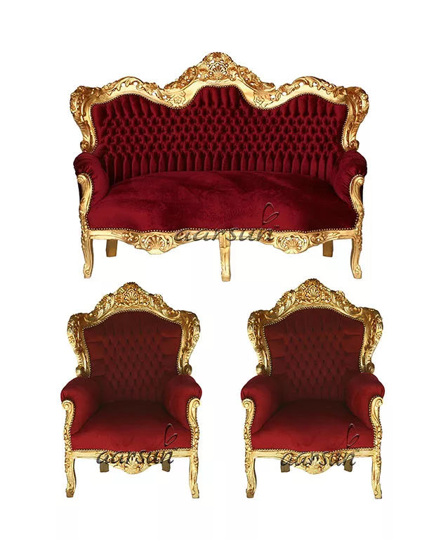Handmade Royal sofa set Aarsun UH-SF-0012