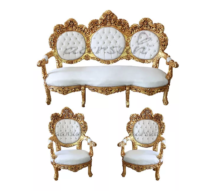 UH-SF-0023-Handmade wooden Sofa Set