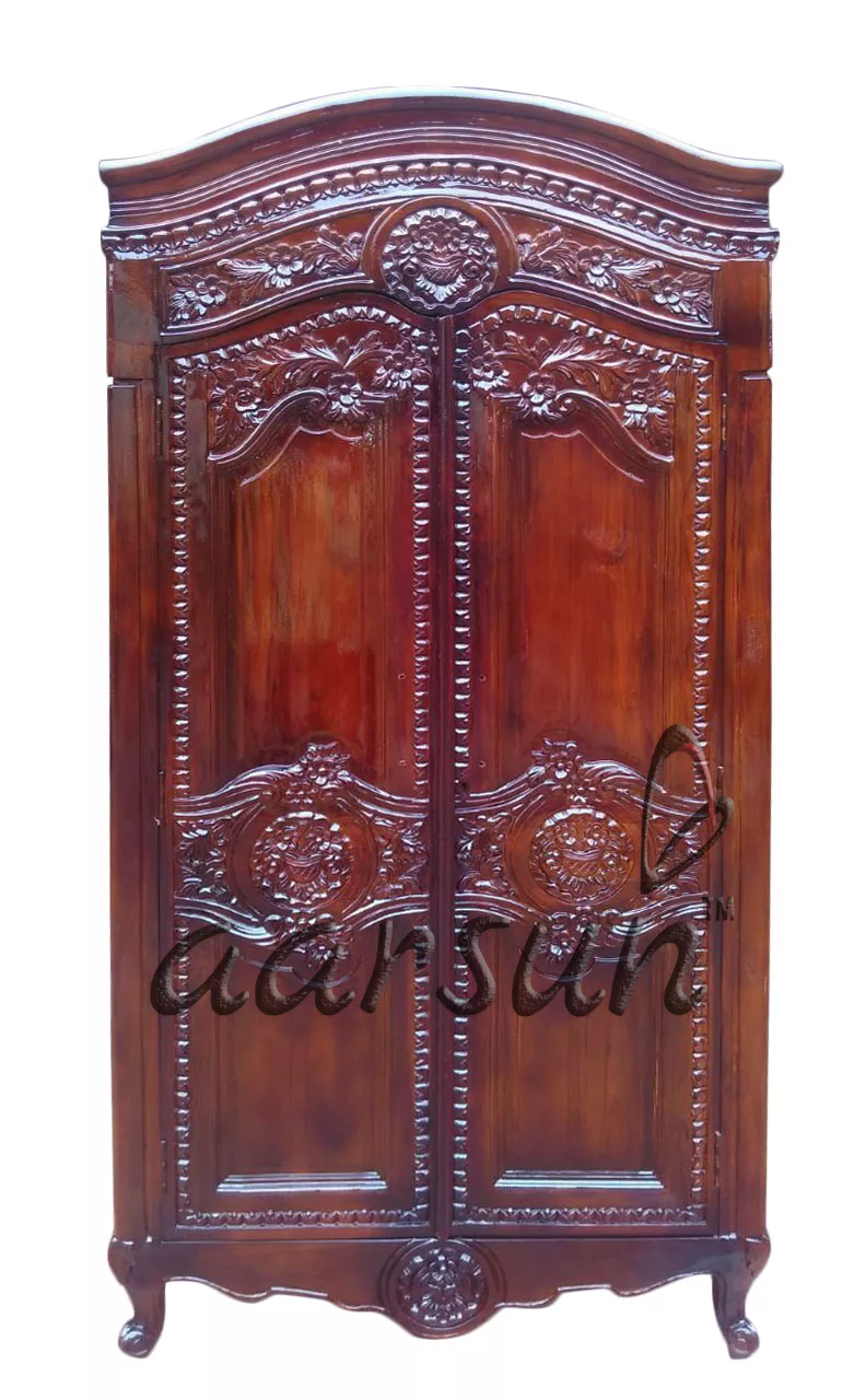 Handmade Wooden Wardrobe - Almirah UH-ALM-0008-A