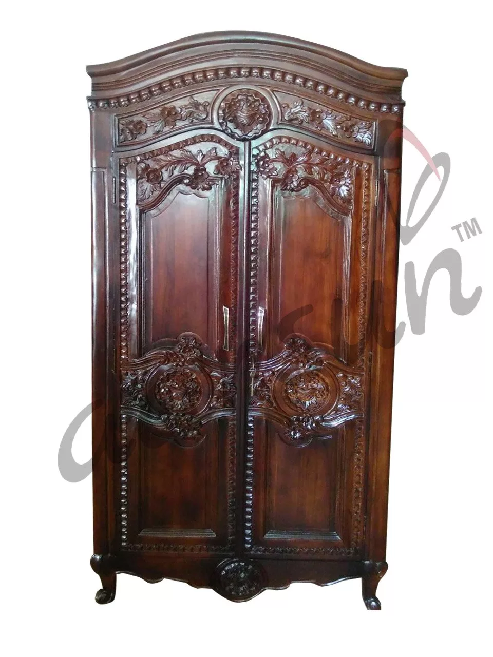 Aarsun Handmade Wooden Wardrobe - Almirah UH-ALM-0008-B