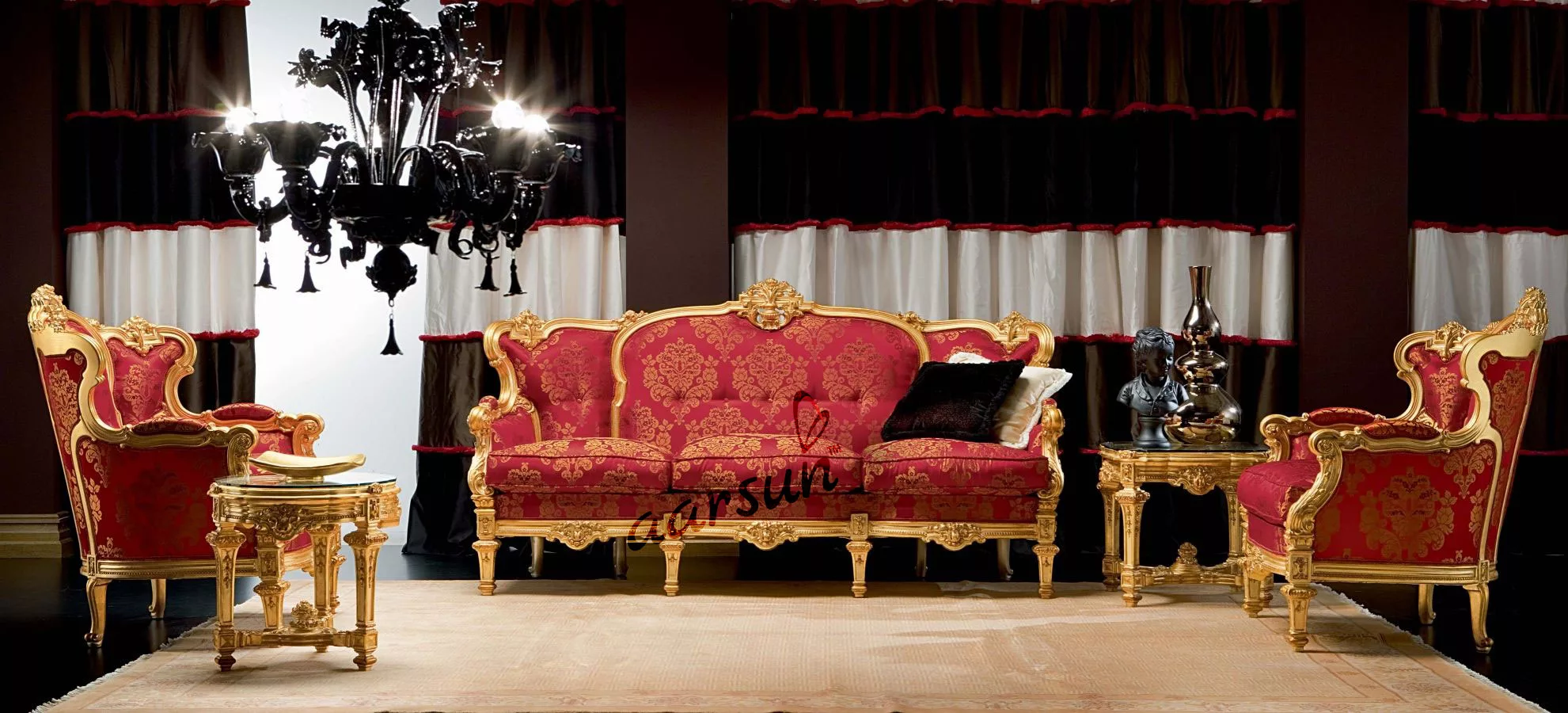UH-SF-0009 Aarsun Living Room Sofa Set